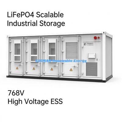 215 kWh Commercieel ESS Batterij Lithium-ion Energieopslagsysteem met 10.000 cycli