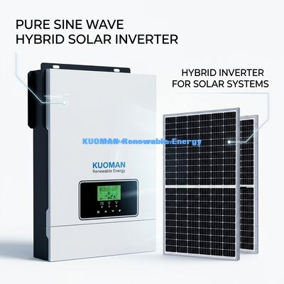24V Off-Grid Omvormer met 80A MPPT Zonne-oplader App-bediening en Pure Sinusgolf Uitgang voor Thuis Zonne-energiesystemen