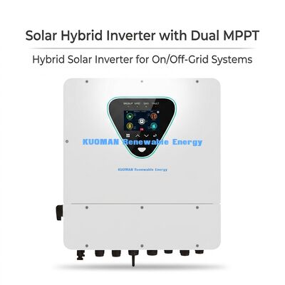 6KW Hybride Zonne-omvormer met Dual MPPT en IP65-classificatie voor Thuis- en Commercieel Gebruik