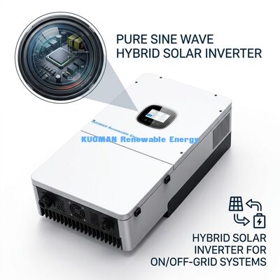 Smart 3-fase hybride omvormer met IP65-classificatie en 5-jarige garantie voor betrouwbaar stroombeheer