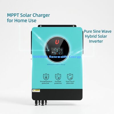 10 kW hybride zonne-inverter met 98% efficiëntie en drievoudige bescherming voor on/off-grid systemen