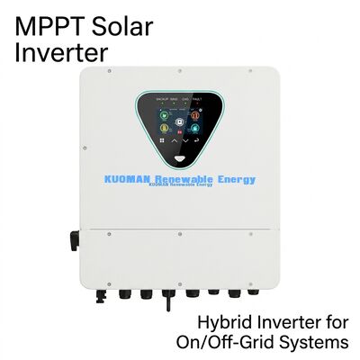 6KW Hybride Zonne-omvormer met Dual MPPT en IP65-classificatie voor Thuis- en Commercieel Gebruik