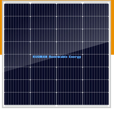 110-120W monokristallijn zonnepaneel met 18,6% hoog rendement voor 12V off-grid stroom en corrosiebestendig aluminium frame
