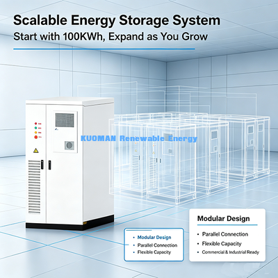 Robuust energieopslagsysteem LiFePO4 ESS van 100 kWh