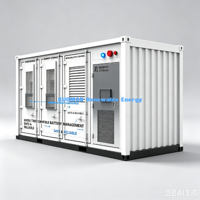 Op het net & Off het net Container energieopslag