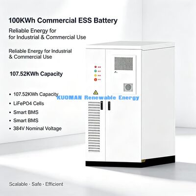 Robuust energieopslagsysteem LiFePO4 ESS van 100 kWh