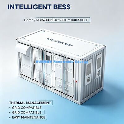 Commercieel containerenergieopslagsysteem 500kW 550kW Max Power Zonnewind Hybride opslagapparatuur