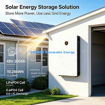 Multi-Source Opladen LiFePO4 Powerwall 51.2 V 200Ah Zonnepaneel Generator Net Opladen Batterij