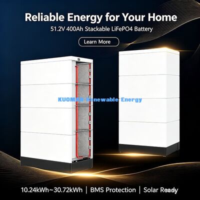 Hybride zonne-energiesysteem Stapelbare 48V lithiumbatterij opladen via zonnepanelen of dieselegeneratoren