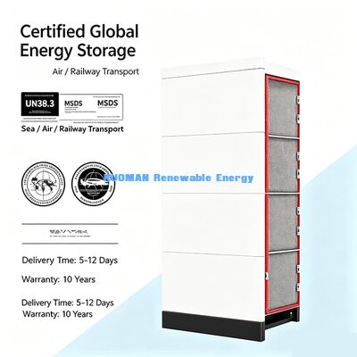 Hybride zonne-energiesysteem Stapelbare 48V lithiumbatterij opladen via zonnepanelen of dieselegeneratoren