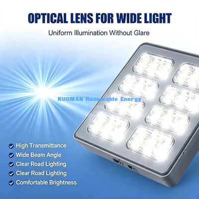 30W LiFePO4 batterij Zonne-Straatlicht All In One Design Waterdicht Buiten Zonne-LED Straatlamp