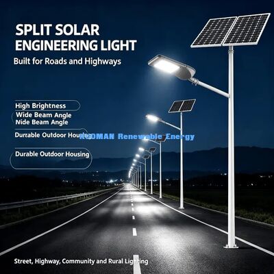 Energiebesparende zonne-straatverlichting Nul operationele kosten Buitenverlichting