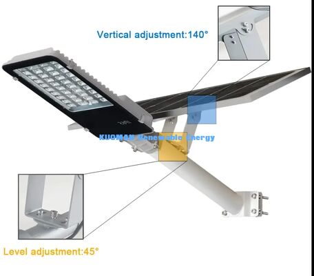 200W Gesplitste Zonne-straatlamp IP65 Waterdicht Schemering tot Dageraad Afstandsbediening Weglamp