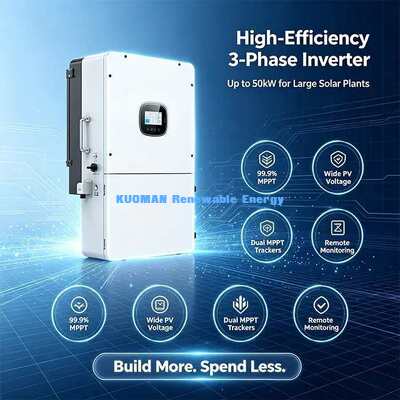 120/208V 60Hz 3L+N+PE Grid Connection Hybrid Solar Energy Storage Inverter