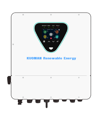 6KW Hybride PV-omvormer 2 Onafhankelijke AC-ingang & Uitgang Zonne-energiesysteem