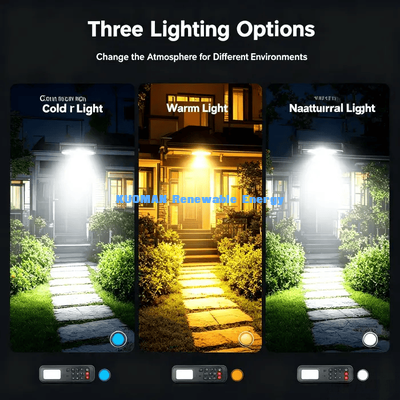 IP65 Waterdicht Zonne-LED Hof Light Auto On Off Dusk Dawn Achtertuin Villa Yard Security Light