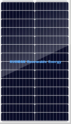 50W Monokristallijn Zonnepaneel 12V Batterijlader Hoge Efficiëntie 182mm PV Module