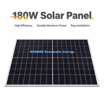 Lichtgewicht 10,87 kg 200 W-210 W zonnepaneel, gemakkelijk te installeren MC4 PV-paneel voor caravanen en marine energie-systeem