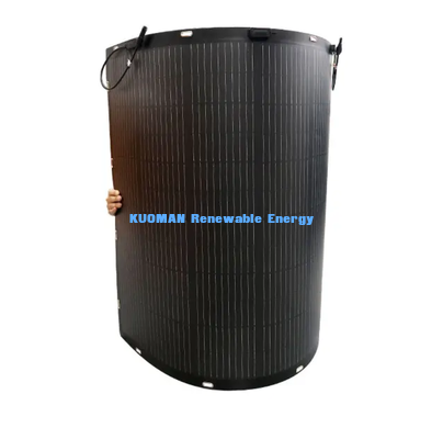 50W monocristallijn flexibel zonnepaneel, waterdicht off-grid zonne-energie voor camper van, marine & outdoor camping