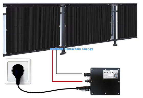 50W hoogconverteerbaar flexibel zonnepaneel, 360° buig-bestendige zonne-oplader voor gebogen oppervlakken en buiten het net wonen