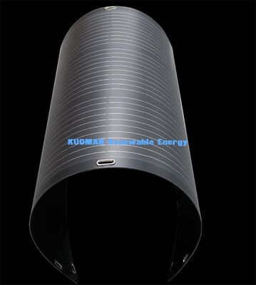 105W 19.4V flexibele zonnepanel, 360 graden buigbare zonnepanelen voor gebogen oppervlakken