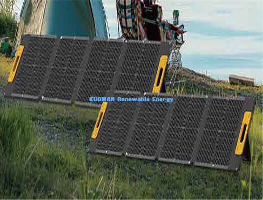 100W compact waterdicht opvouwbaar zonnepaneel, off-grid zonne-oplader voor vissen, wandelen en buitenactiviteiten