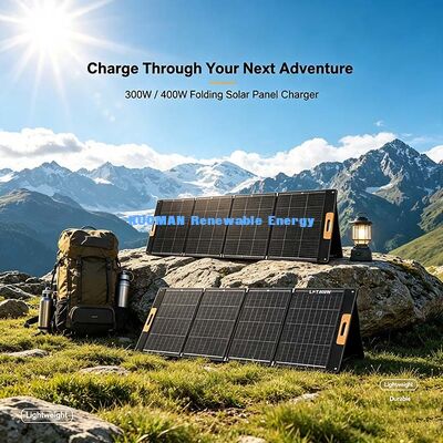 400W Opvouwbaar ETFE-gelamineerd Zonnepaneel, Draagbare Off-Grid Zonne-energie voor Campervan Leven