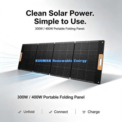 420-Watt opvouwbaar waterdicht zonnepaneel, zware draagbare zonneoplader voor RV-energiecentrale