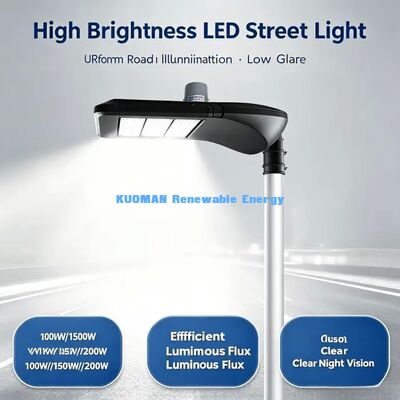 Cloud-managed slimme LED-straatverlichting, real-time spannings- en stroombewaking, stedelijke snelweglamp