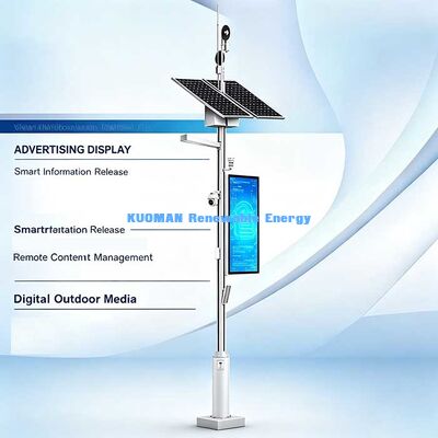 Solar Smart Street Pole, Cloud Remote Management, eenvoudig onderhoud en lage OPEX
