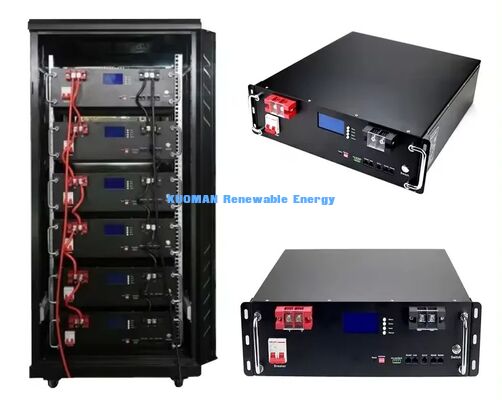 51.2V 100Ah Muurmontage LiFePO4 Batterij 5.12kWh∙ 8000 cycli Home Zonne-opslag 10 jaar garantie